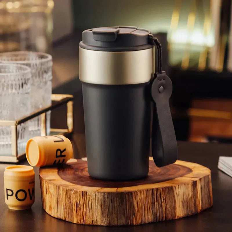 Stainless Steel Vacuum Cup Coffee Cup Portable Double Layer - Bellarte Enchanté Stainless Steel Vacuum Cup Coffee Cup Portable Double Layer