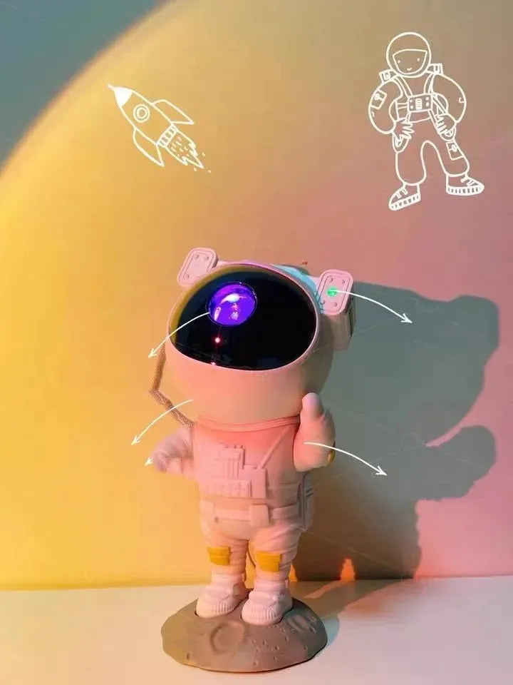 Star Projector Galaxy Night Light Astronaut Galaxy Space Projector Starry Gift For Kids Adults Bedroom Decor - Bellarte Enchanté Star Projector Galaxy Night Light Astronaut Galaxy Space Projector Starry Gift For Kids Adults Bedroom Decor