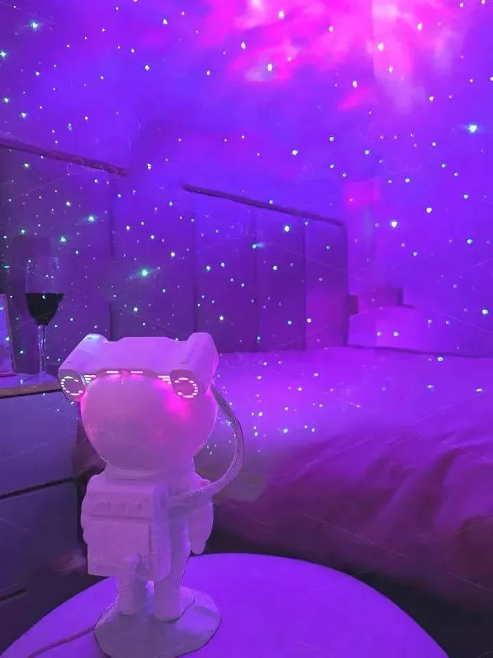 Star Projector Galaxy Night Light Astronaut Galaxy Space Projector Starry Gift For Kids Adults Bedroom Decor - Bellarte Enchanté Star Projector Galaxy Night Light Astronaut Galaxy Space Projector Starry Gift For Kids Adults Bedroom Decor