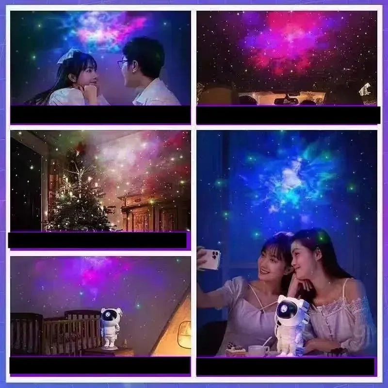 Star Projector Galaxy Night Light Astronaut Galaxy Space Projector Starry Gift For Kids Adults Bedroom Decor - Bellarte Enchanté Star Projector Galaxy Night Light Astronaut Galaxy Space Projector Starry Gift For Kids Adults Bedroom Decor