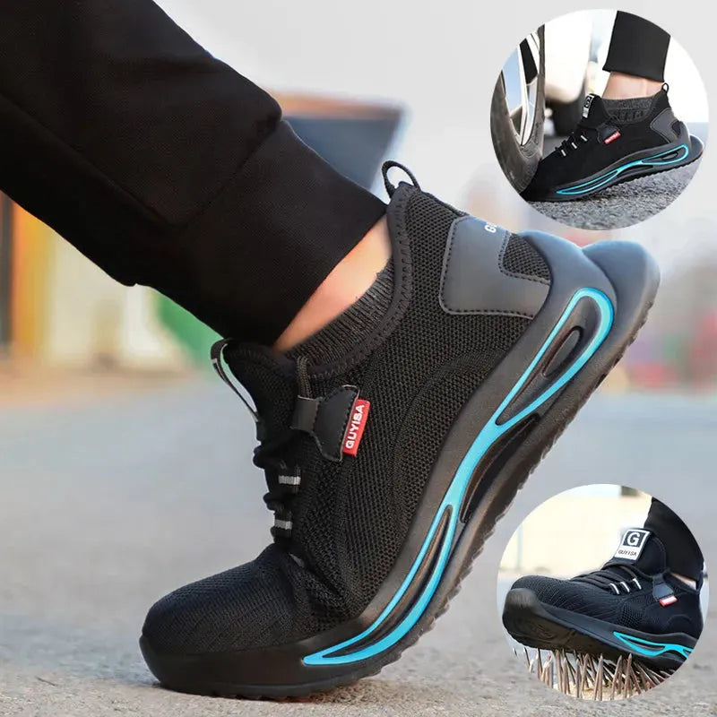 Steel Toe Shoes For Men Work Safety - Bellarte Enchanté Steel Toe Shoes For Men Work Safety