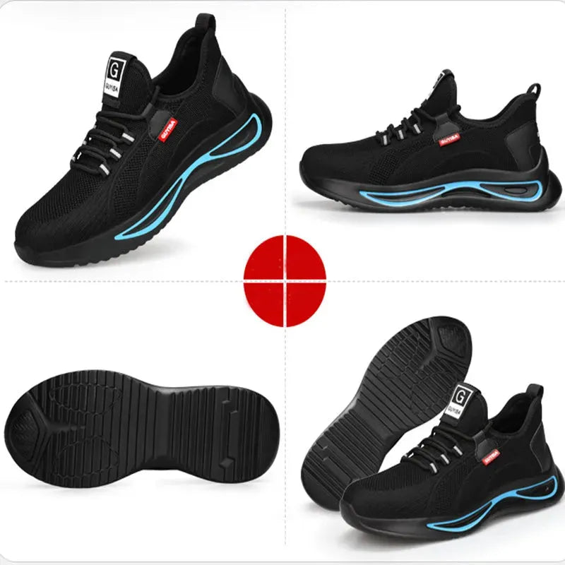 Steel Toe Shoes For Men Work Safety - Bellarte Enchanté Steel Toe Shoes For Men Work Safety