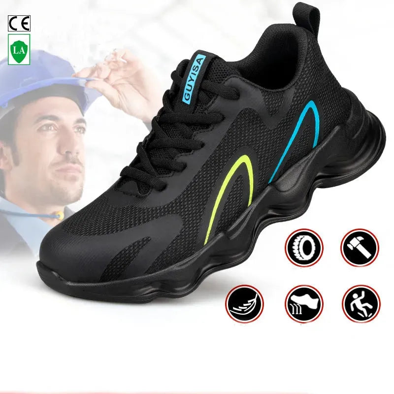 Steel Toe Shoes For Men Work Safety - Bellarte Enchanté Steel Toe Shoes For Men Work Safety