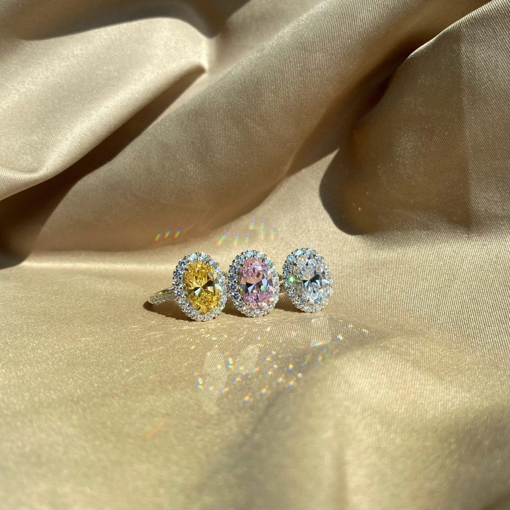 Sterling Silver Luxury Elegant Retro Elegant Zircon Ring - Bellarte Enchanté Sterling Silver Luxury Elegant Retro Elegant Zircon Ring