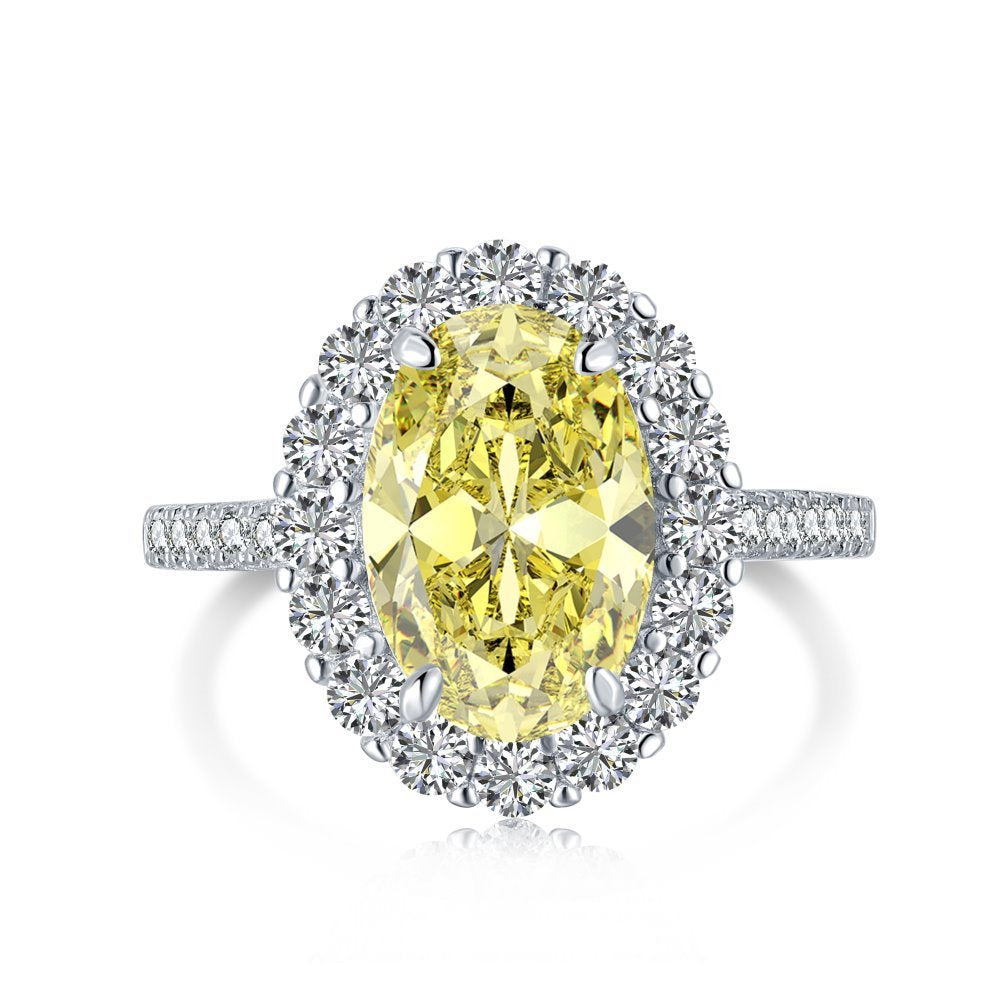 Sterling Silver Luxury Elegant Retro Elegant Zircon Ring - Bellarte Enchanté Sterling Silver Luxury Elegant Retro Elegant Zircon Ring