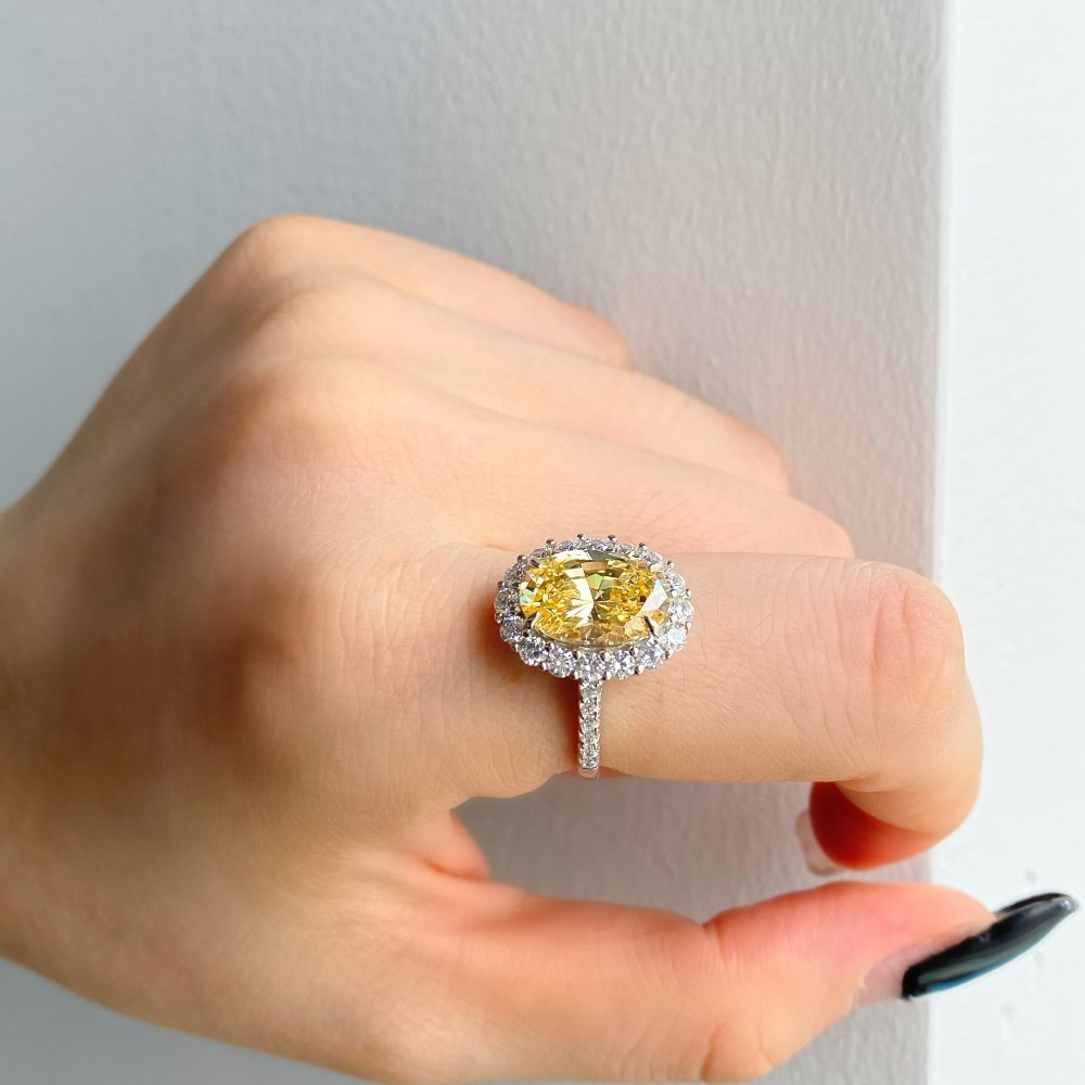 Sterling Silver Luxury Elegant Retro Elegant Zircon Ring - Bellarte Enchanté Sterling Silver Luxury Elegant Retro Elegant Zircon Ring