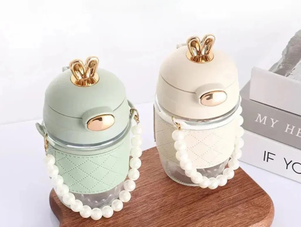 Straw Glass Lovely Carrying Cup - Bellarte Enchanté Straw Glass Lovely Carrying Cup