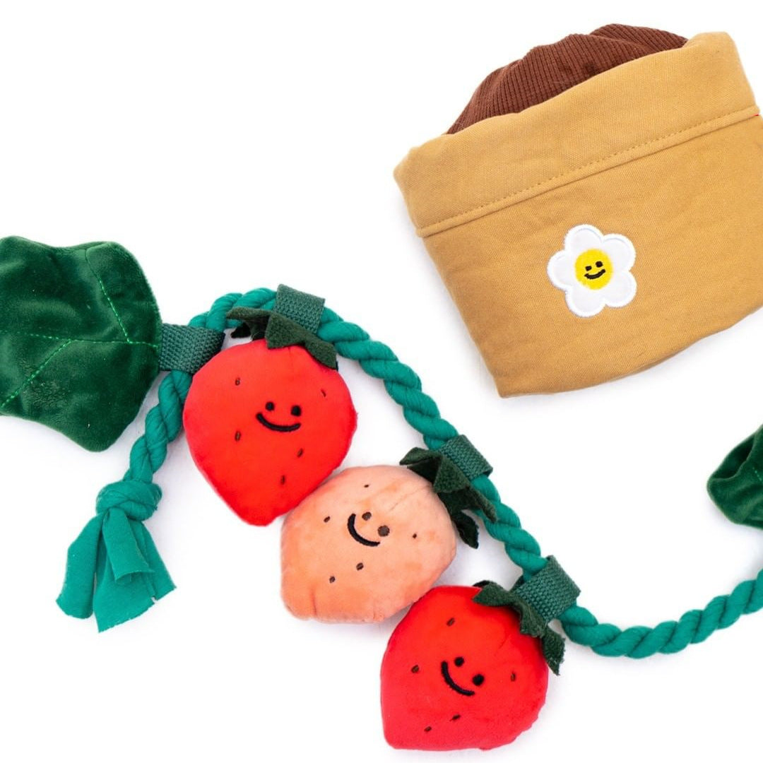 Strawberry Potted Plant Set Tibetan Food BB Called Pull Toy - Bellarte Enchanté Strawberry Potted Plant Set Tibetan Food BB Called Pull Toy