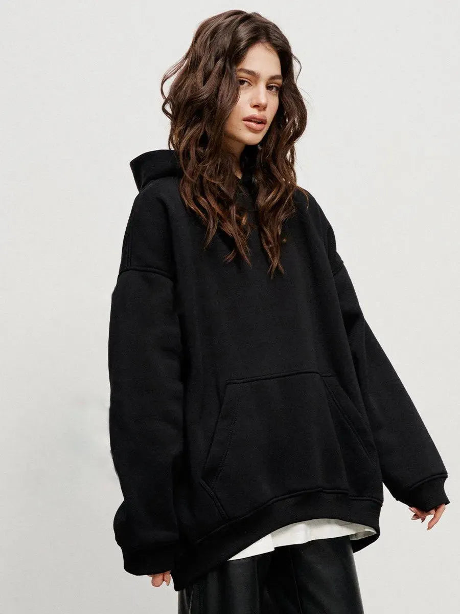 Street Style Polar Fleece Hoodie - Bellarte Enchanté Street Style Polar Fleece Hoodie