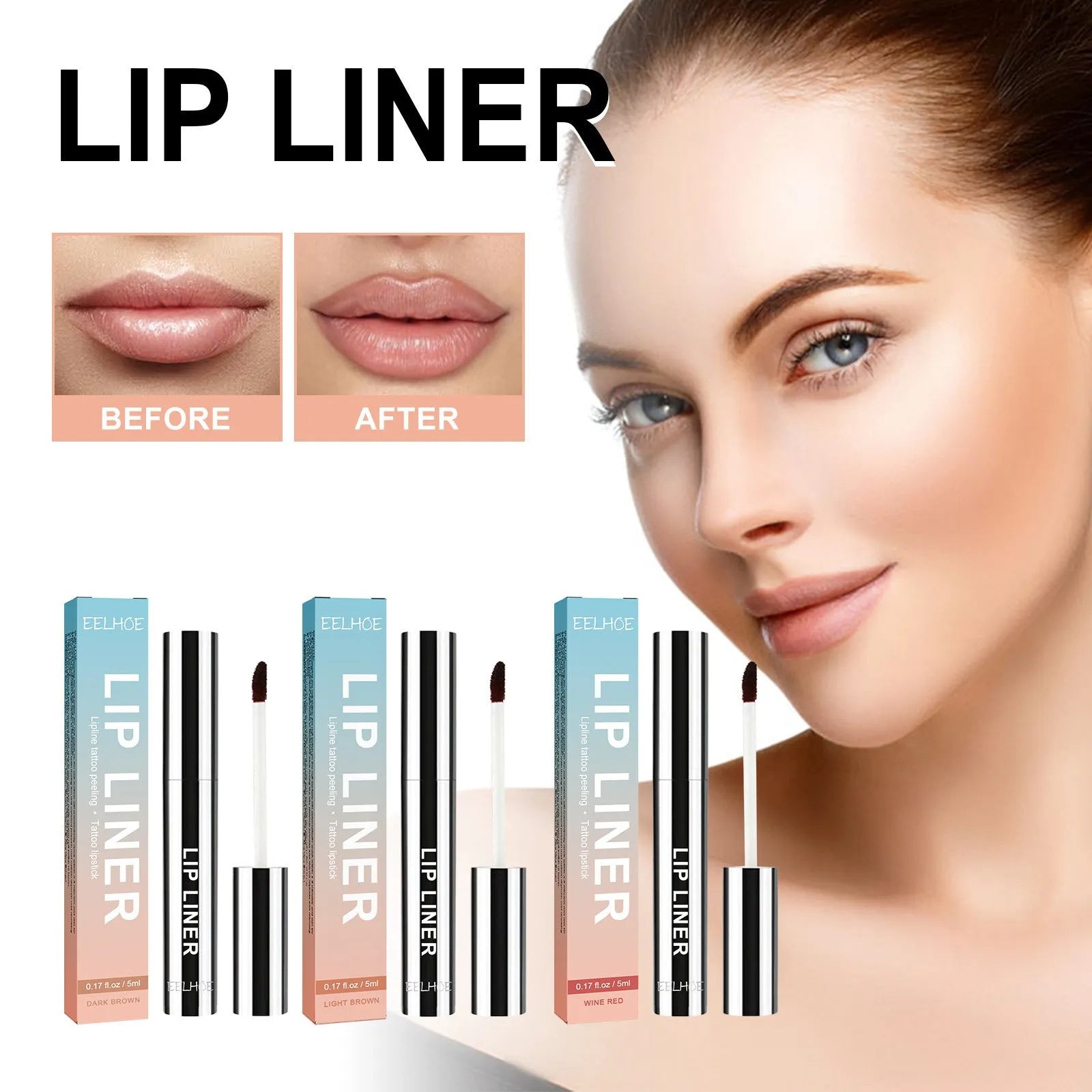 Stripping Lip Liner Outline Waterproof - Bellarte Enchanté Stripping Lip Liner Outline Waterproof