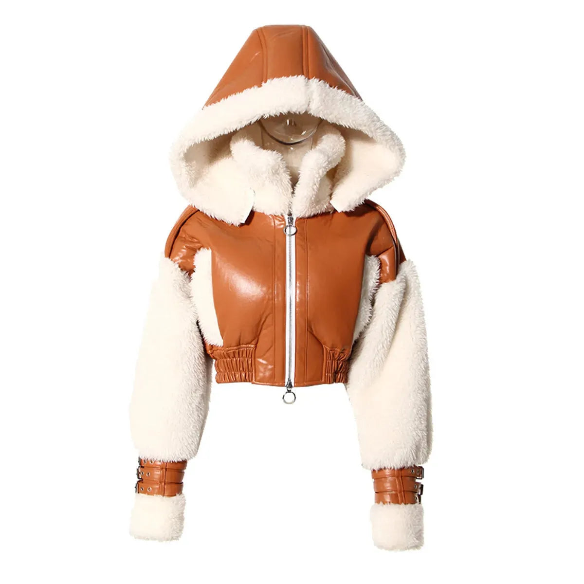 Stylische Frauen Lammfell Jacke - Bellarte Enchanté Stylische Frauen Lammfell Jacke