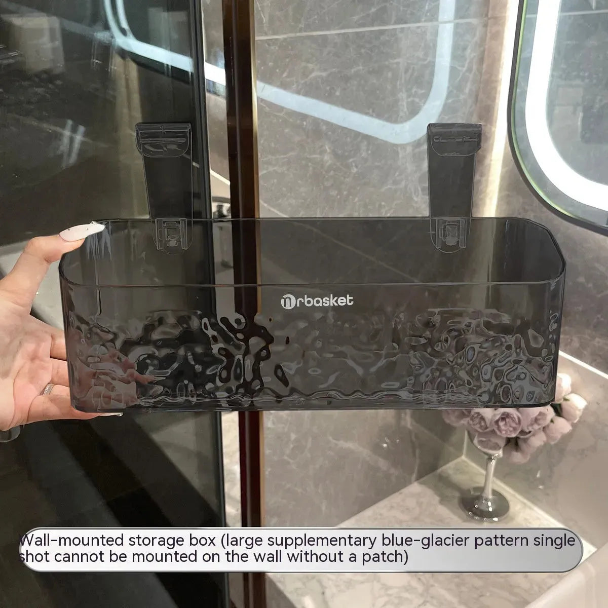 Suction Cup Face Cloth Storage Box Wall Hanging - Bellarte Enchanté Suction Cup Face Cloth Storage Box Wall Hanging