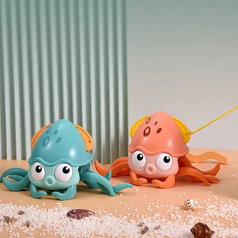 Summer Bathing Bath Toys Octopus Clockwork Swimming Children Playing Water And Land Dual-purpose Beach Water Summer Toys Gifts - Bellarte Enchanté Summer Bathing Bath Toys Octopus Clockwork Swimming Children Playing Water And Land Dual-purpose Beach Water Summer Toys Gifts