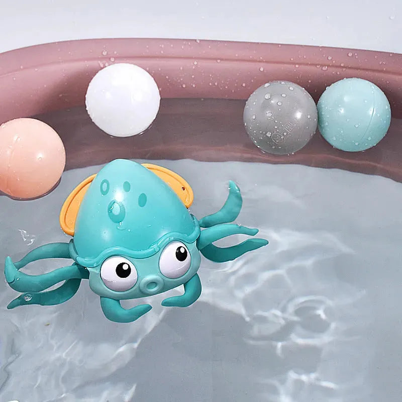 Summer Bathing Bath Toys Octopus Clockwork Swimming Children Playing Water And Land Dual-purpose Beach Water Summer Toys Gifts - Bellarte Enchanté Summer Bathing Bath Toys Octopus Clockwork Swimming Children Playing Water And Land Dual-purpose Beach Water Summer Toys Gifts