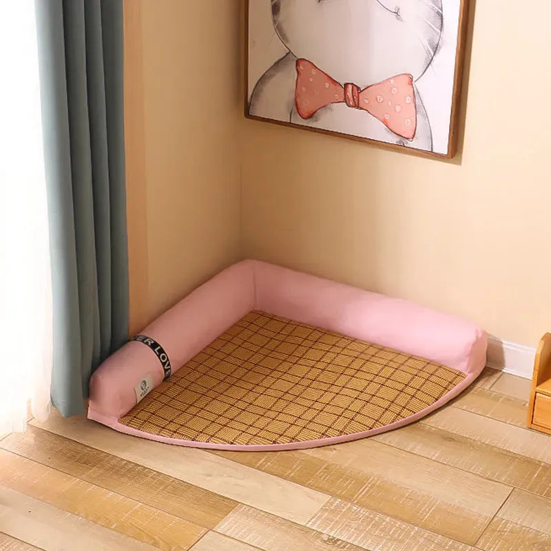 Summer Cooling Mats Cat Bed Dog Bed Dog Sofa Pet Mats Cat House Ice Pad Dog Sleeping Mats Cool Cold Bamboo Fiber Cat Bed - Bellarte Enchanté Summer Cooling Mats Cat Bed Dog Bed Dog Sofa Pet Mats Cat House Ice Pad Dog Sleeping Mats Cool Cold Bamboo Fiber Cat Bed