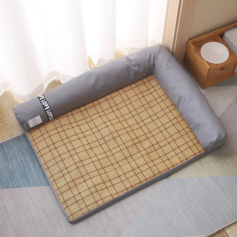 Summer Cooling Mats Cat Bed Dog Bed Dog Sofa Pet Mats Cat House Ice Pad Dog Sleeping Mats Cool Cold Bamboo Fiber Cat Bed - Bellarte Enchanté Summer Cooling Mats Cat Bed Dog Bed Dog Sofa Pet Mats Cat House Ice Pad Dog Sleeping Mats Cool Cold Bamboo Fiber Cat Bed