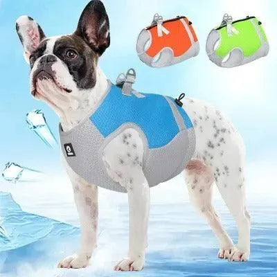 Summer Pet Dog Cool Clothes Traction Vest - Bellarte Enchanté Summer Pet Dog Cool Clothes Traction Vest