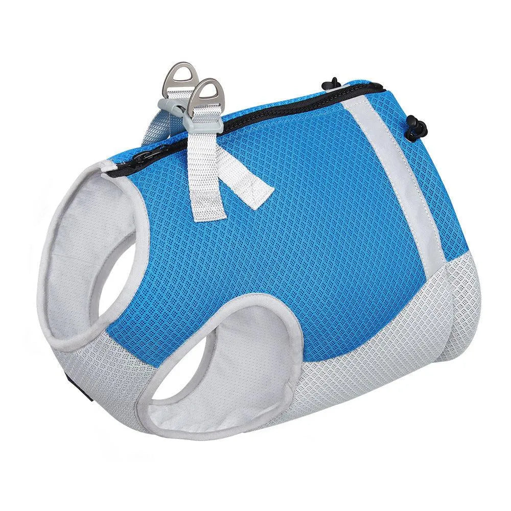Summer Pet Dog Cool Clothes Traction Vest - Bellarte Enchanté Summer Pet Dog Cool Clothes Traction Vest