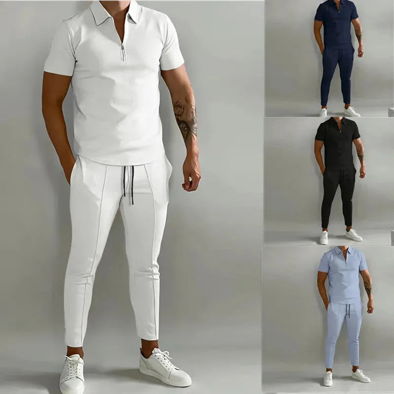Summer Popular Men's Slim Casual Sports Suit - Bellarte Enchanté Summer Popular Men's Slim Casual Sports Suit