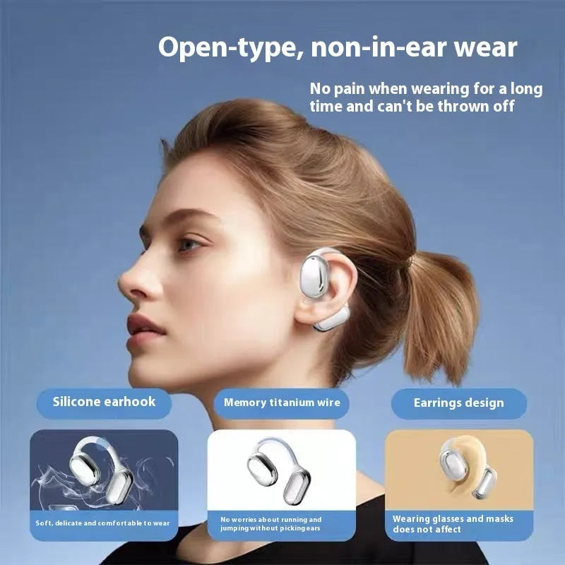 Super Long Battery Life And Comfortable Gaming OWS Open Wireless Bluetooth Headset - Bellarte Enchanté Super Long Battery Life And Comfortable Gaming OWS Open Wireless Bluetooth Headset