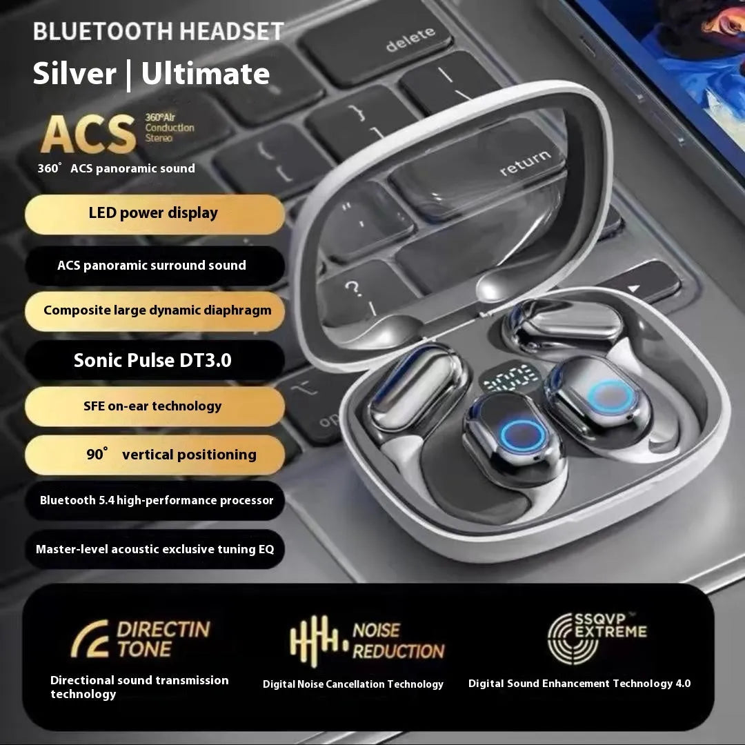 Super Long Battery Life And Comfortable Gaming OWS Open Wireless Bluetooth Headset - Bellarte Enchanté Super Long Battery Life And Comfortable Gaming OWS Open Wireless Bluetooth Headset