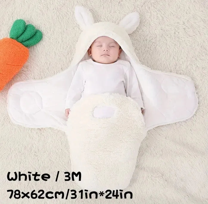 Super Soft Baby Sleeping Bag Fluffy Fleece Newborn Blanket Swaddle - Bellarte Enchanté Super Soft Baby Sleeping Bag Fluffy Fleece Newborn Blanket Swaddle