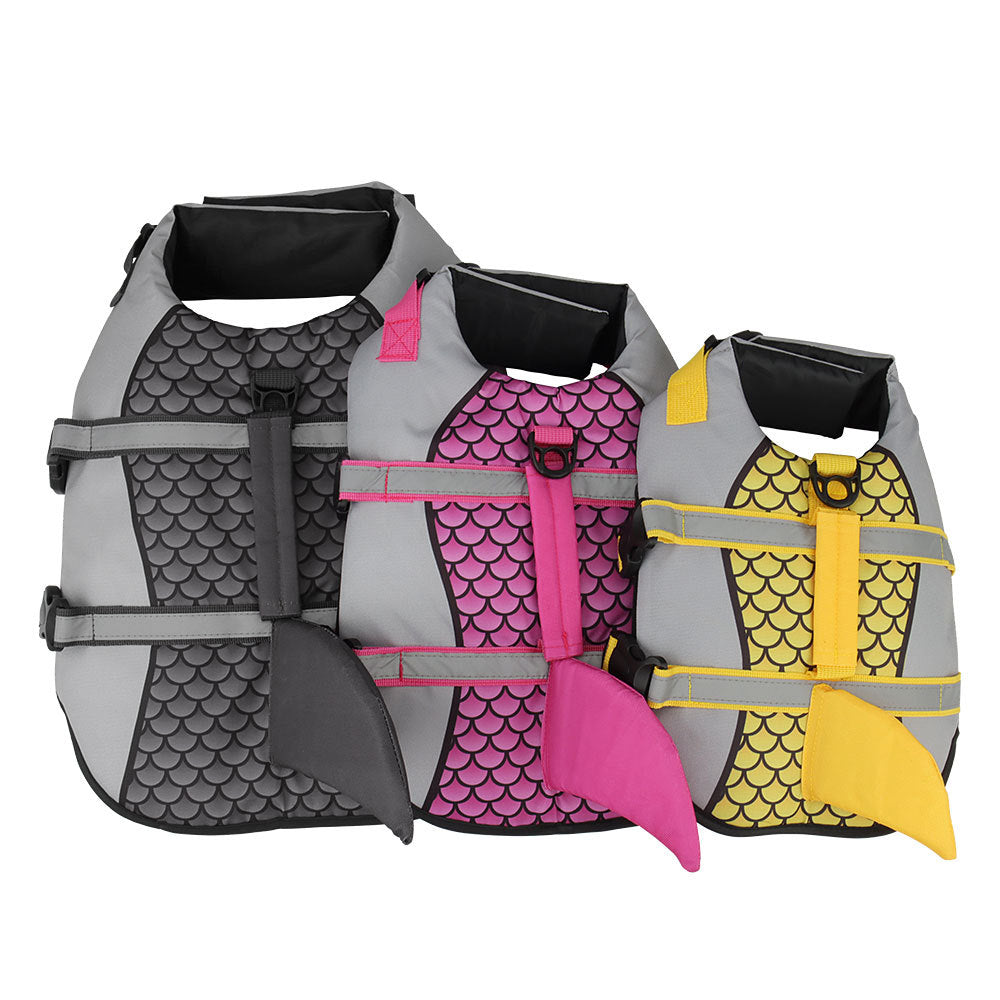 Swim Pet Dog Life Jacket Vest Clothes Life Vest - Bellarte Enchanté Swim Pet Dog Life Jacket Vest Clothes Life Vest