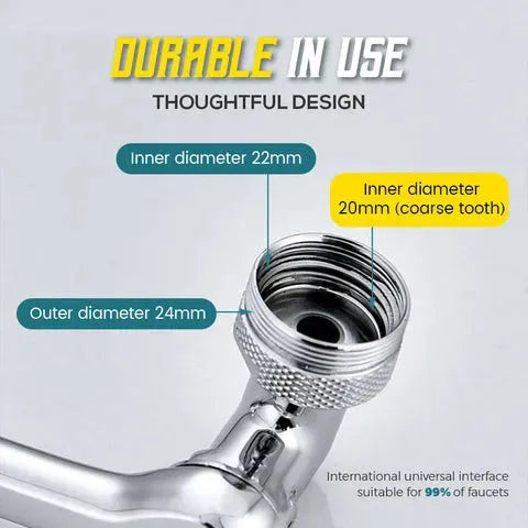 Swivel Universal Extension Bubbler 1080 Degrees - Bellarte Enchanté Swivel Universal Extension Bubbler 1080 Degrees
