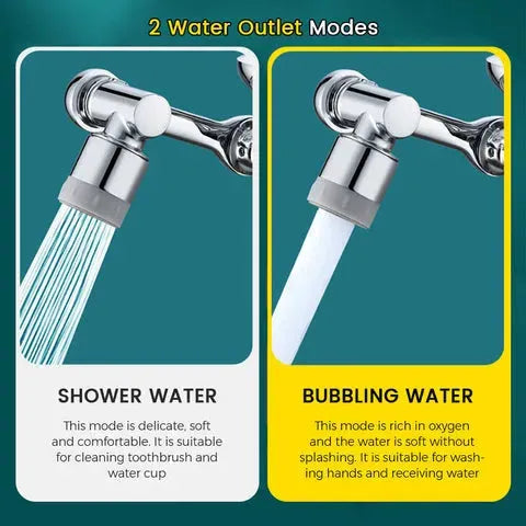 Swivel Universal Extension Bubbler 1080 Degrees - Bellarte Enchanté Swivel Universal Extension Bubbler 1080 Degrees