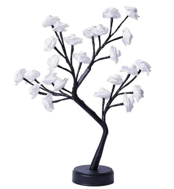 Table Lamp Flower Tree Rose Lamps Fairy Desk Night Lights USB Operated Gifts For Wedding Valentine Christmas Decoration - Bellarte Enchanté Table Lamp Flower Tree Rose Lamps Fairy Desk Night Lights USB Operated Gifts For Wedding Valentine Christmas Decoration