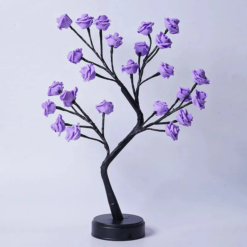 Table Lamp Flower Tree Rose Lamps Fairy Desk Night Lights USB Operated Gifts For Wedding Valentine Christmas Decoration - Bellarte Enchanté Table Lamp Flower Tree Rose Lamps Fairy Desk Night Lights USB Operated Gifts For Wedding Valentine Christmas Decoration