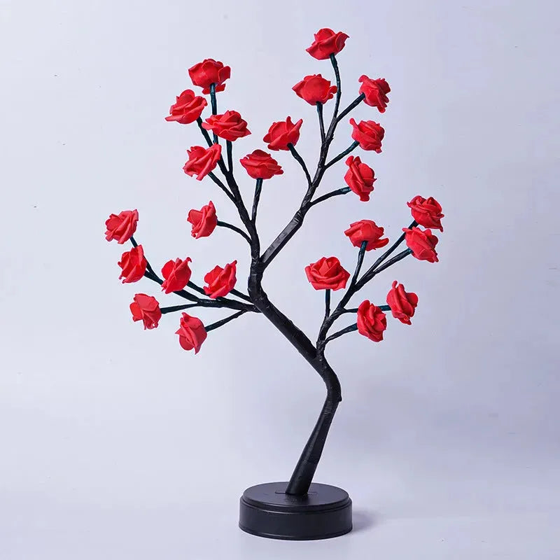 Table Lamp Flower Tree Rose Lamps Fairy Desk Night Lights USB Operated Gifts For Wedding Valentine Christmas Decoration - Bellarte Enchanté Table Lamp Flower Tree Rose Lamps Fairy Desk Night Lights USB Operated Gifts For Wedding Valentine Christmas Decoration
