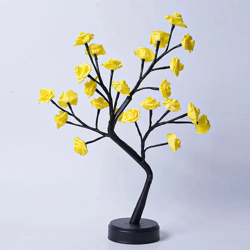 Table Lamp Flower Tree Rose Lamps Fairy Desk Night Lights USB Operated Gifts For Wedding Valentine Christmas Decoration - Bellarte Enchanté Table Lamp Flower Tree Rose Lamps Fairy Desk Night Lights USB Operated Gifts For Wedding Valentine Christmas Decoration