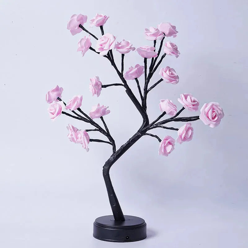 Table Lamp Flower Tree Rose Lamps Fairy Desk Night Lights USB Operated Gifts For Wedding Valentine Christmas Decoration - Bellarte Enchanté Table Lamp Flower Tree Rose Lamps Fairy Desk Night Lights USB Operated Gifts For Wedding Valentine Christmas Decoration
