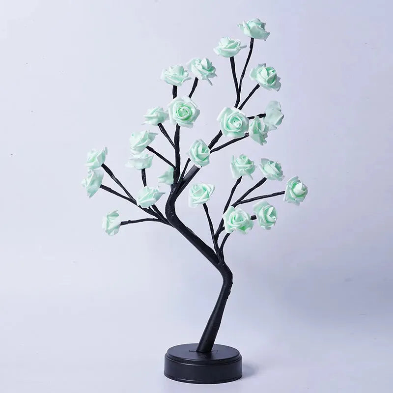 Table Lamp Flower Tree Rose Lamps Fairy Desk Night Lights USB Operated Gifts For Wedding Valentine Christmas Decoration - Bellarte Enchanté Table Lamp Flower Tree Rose Lamps Fairy Desk Night Lights USB Operated Gifts For Wedding Valentine Christmas Decoration