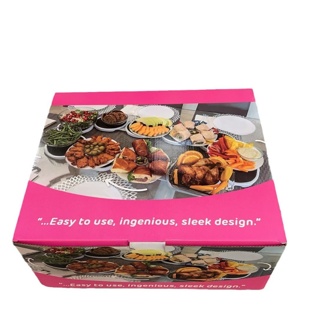 Table Rotating Portable Food Tray - Bellarte Enchanté Table Rotating Portable Food Tray