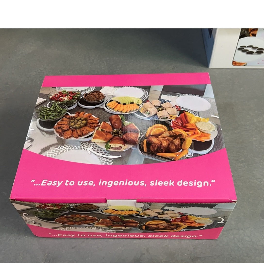 Table Rotating Portable Food Tray - Bellarte Enchanté Table Rotating Portable Food Tray