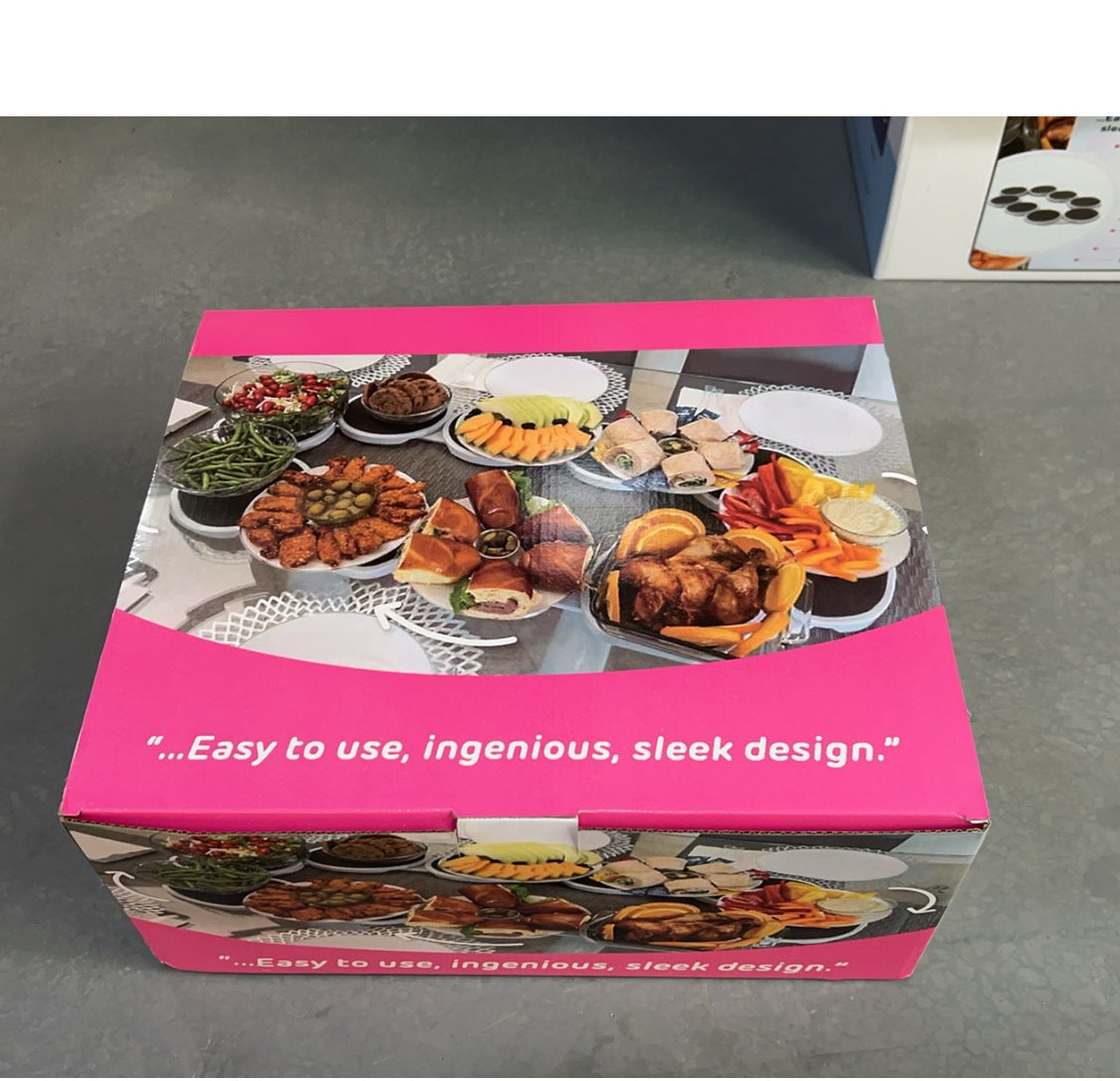 Table Rotating Portable Food Tray - Bellarte Enchanté Table Rotating Portable Food Tray