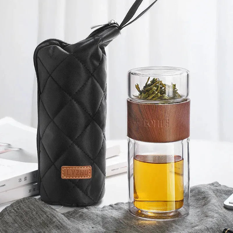 Tea Water Bottle Travel Drinkware Portable - Bellarte Enchanté Tea Water Bottle Travel Drinkware Portable
