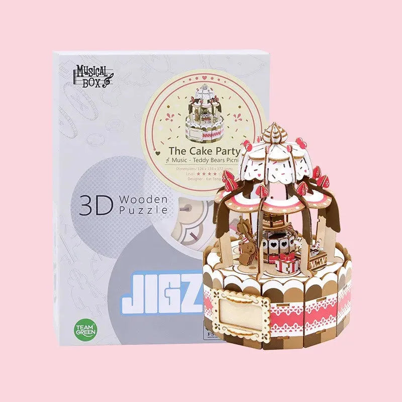 TeamGreen Carousel Music Box - Bellarte Enchanté TeamGreen Carousel Music Box