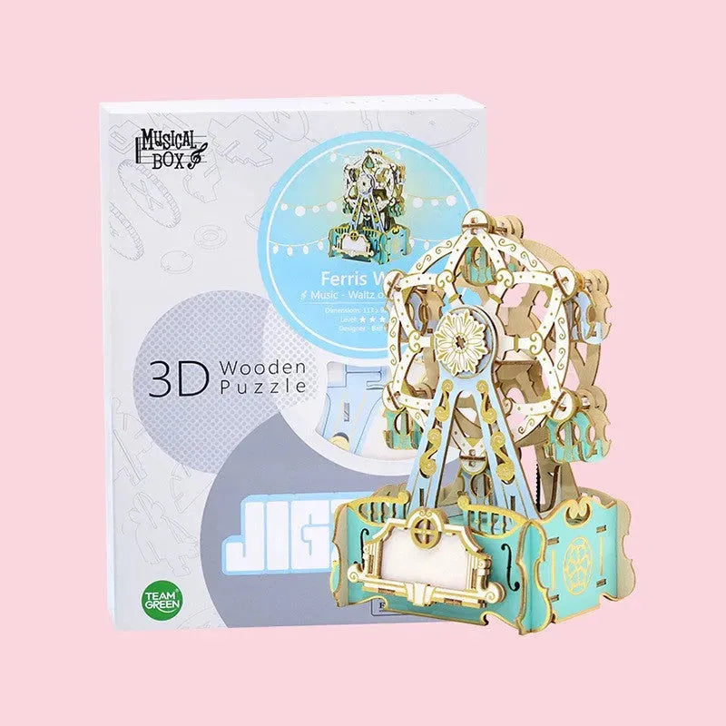 TeamGreen Carousel Music Box - Bellarte Enchanté TeamGreen Carousel Music Box