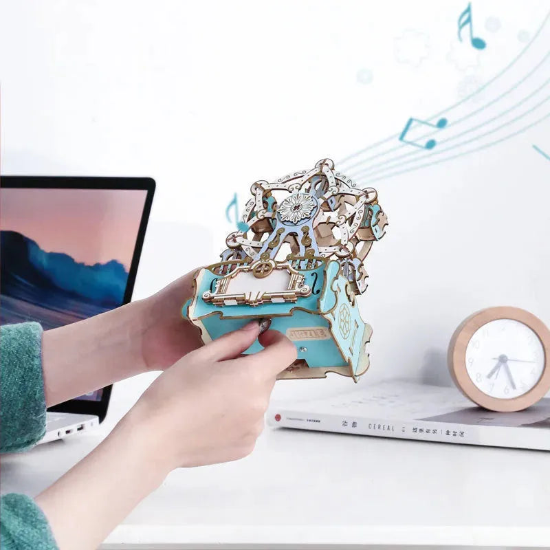 TeamGreen Carousel Music Box - Bellarte Enchanté TeamGreen Carousel Music Box