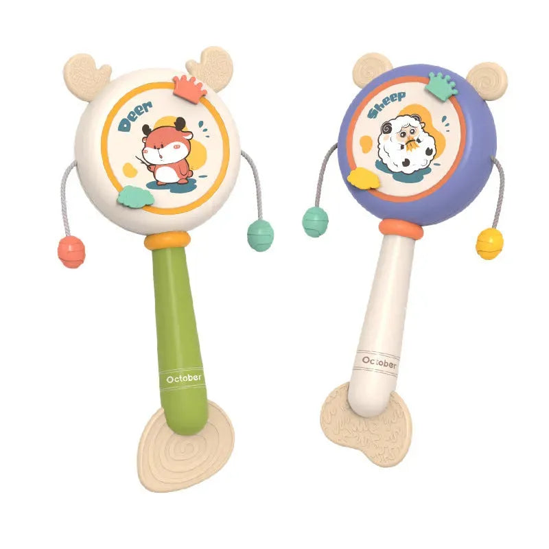 Teether Can Chew Soft Rubber Rattle - Bellarte Enchanté Teether Can Chew Soft Rubber Rattle