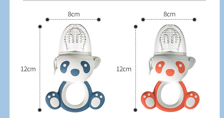 Teething Feeder Bag Fruit Supplement Device Baby Teether Stick Silicone - Bellarte Enchanté Teething Feeder Bag Fruit Supplement Device Baby Teether Stick Silicone