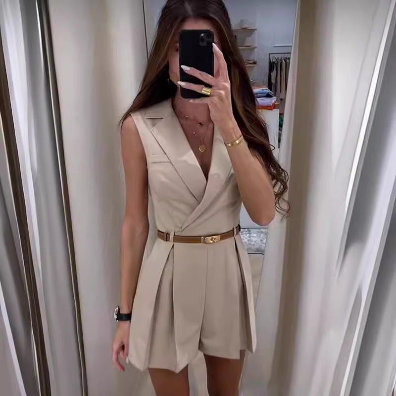 Temperament Commuter Suit Jumpsuit For Women - Bellarte Enchanté Temperament Commuter Suit Jumpsuit For Women