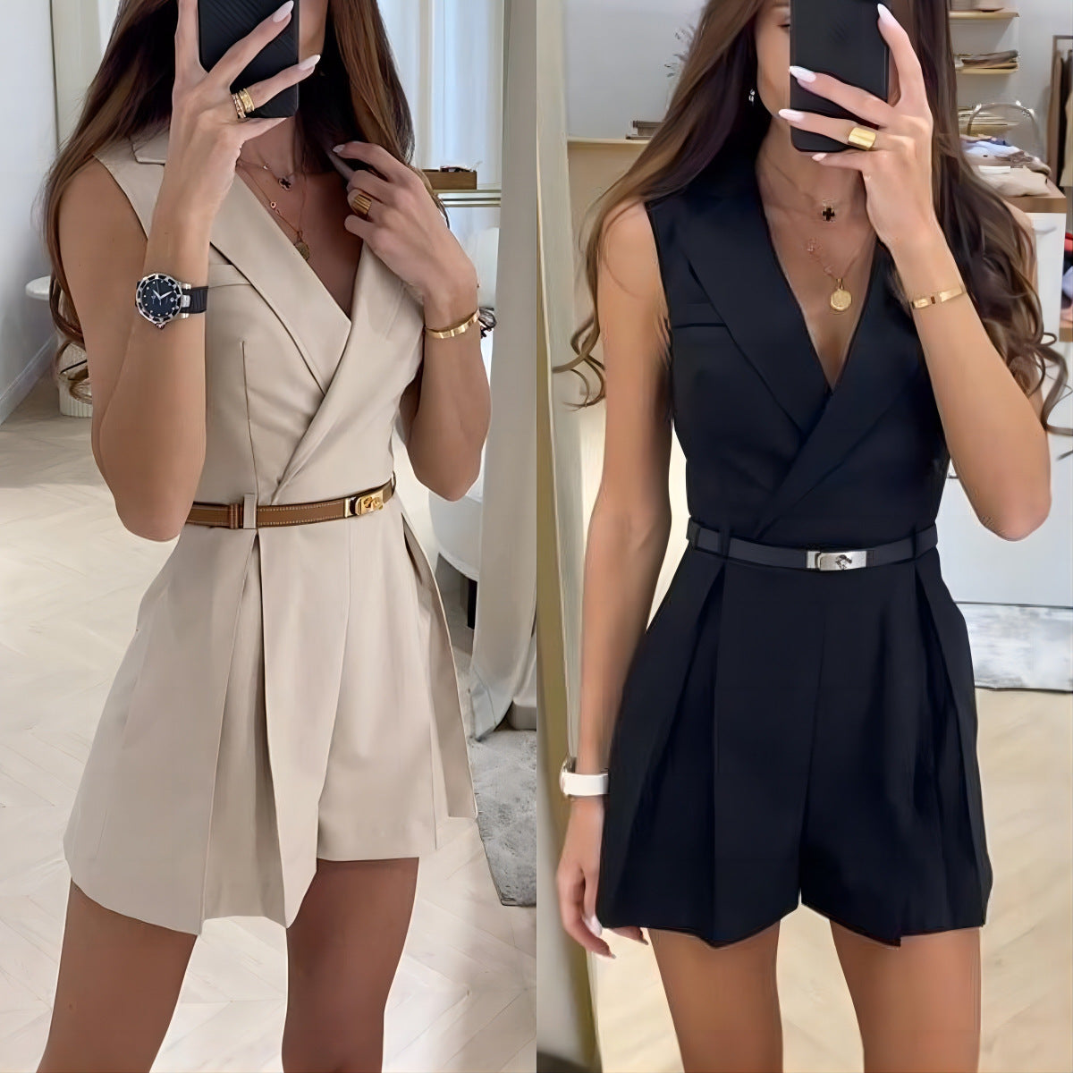 Temperament Commuter Suit Jumpsuit For Women - Bellarte Enchanté Temperament Commuter Suit Jumpsuit For Women