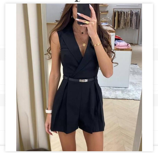 Temperament Commuter Suit Jumpsuit For Women - Bellarte Enchanté Temperament Commuter Suit Jumpsuit For Women