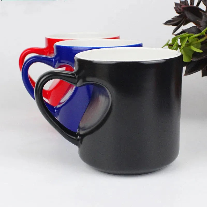Thermochromic Mug Coated Mug Ceramic Mug Mug - Bellarte Enchanté Thermochromic Mug Coated Mug Ceramic Mug Mug