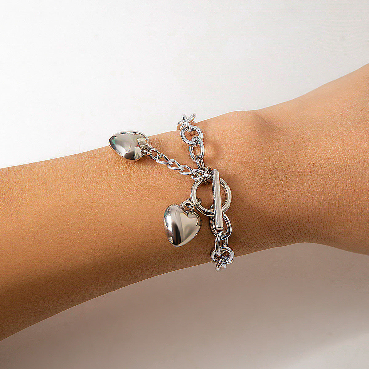 Thick Chain With Shiny Lock And Key Pendant Necklace For Women Trendy Ladies Accessories On The Neck Fashion Jewelry Female - Bellarte Enchanté Thick Chain With Shiny Lock And Key Pendant Necklace For Women Trendy Ladies Accessories On The Neck Fashion Jewelry Female