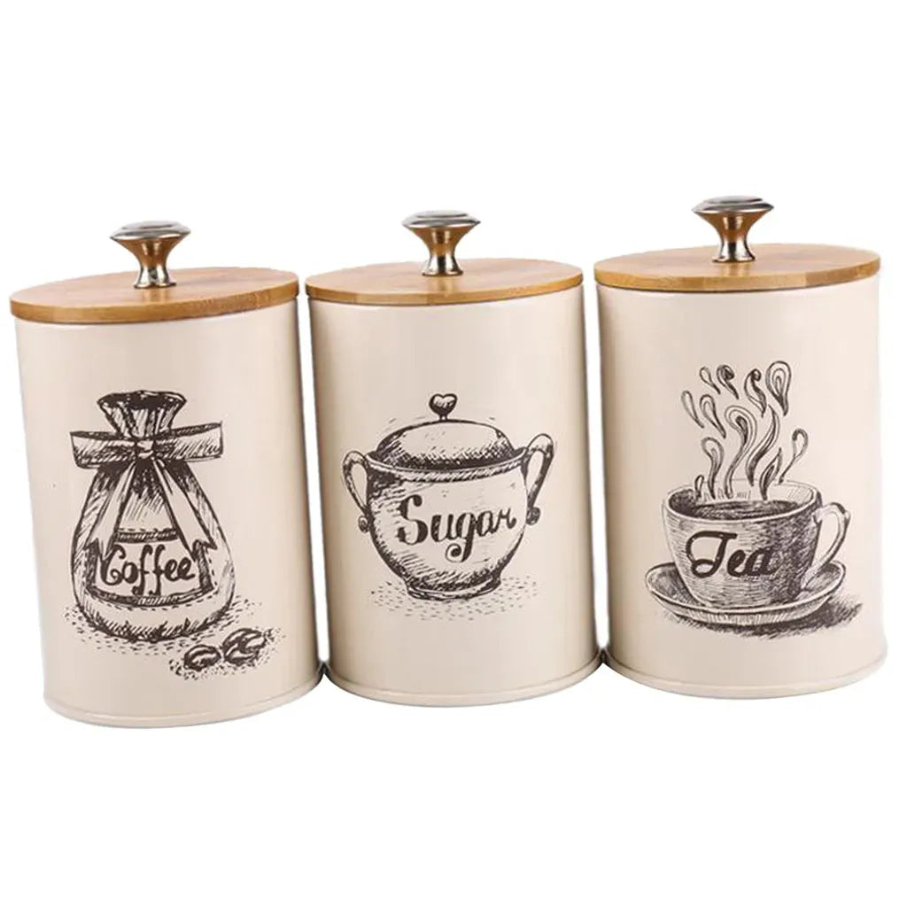 Thickened Galvanized Iron Storage Tank KL Kitchen Seasoning Jar - Bellarte Enchanté Thickened Galvanized Iron Storage Tank KL Kitchen Seasoning Jar